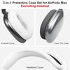 SOULWIT Protective Accessories for AirPods Max: TPU Cover + Headband Cover + Earpad Case - Multi-Sided Protection Kit - Scratch-Resistant, Sweat-Resis