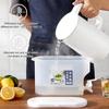 Portable Beverage Dispenser with Tap 6L Sealed Juice Container for Party & Camping Heat Resistant Cold Drink Tea Jug with Lid