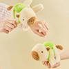 Plush Capybara Slap Wristband Stuffed Dolls Huggers Slap Toy Cute Interactive Toy  Kids Gift