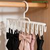 [CL]Multi Hook Hanging Clothes Organizer Foldable Closet Hanger For Belts Ties And Scarves Storage[CL]