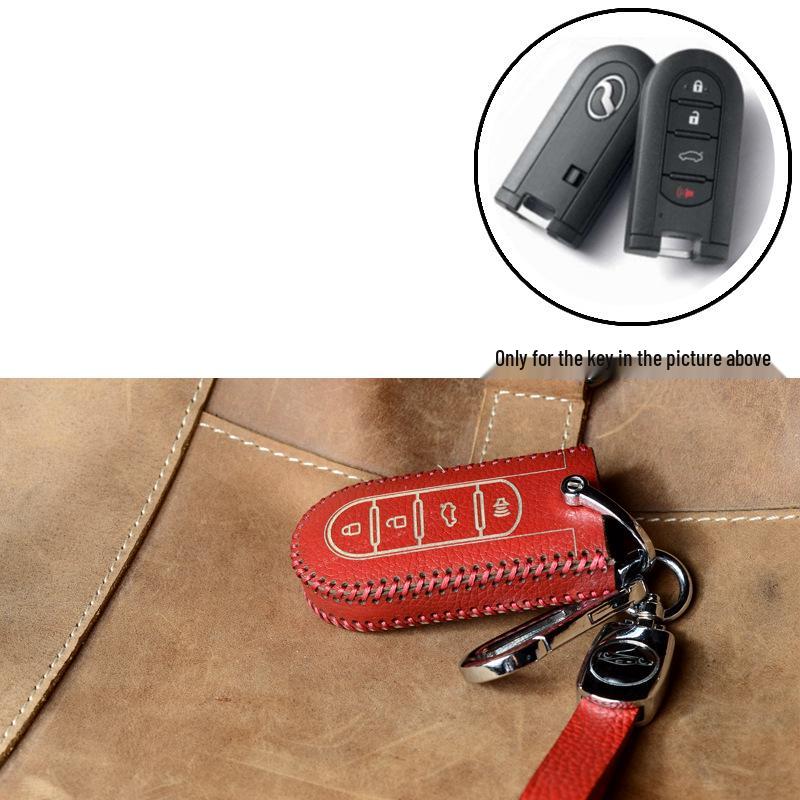

Genuine Cowhide Handmade Key Cover for Perodua/Daihatsu - Malaysia Compatible