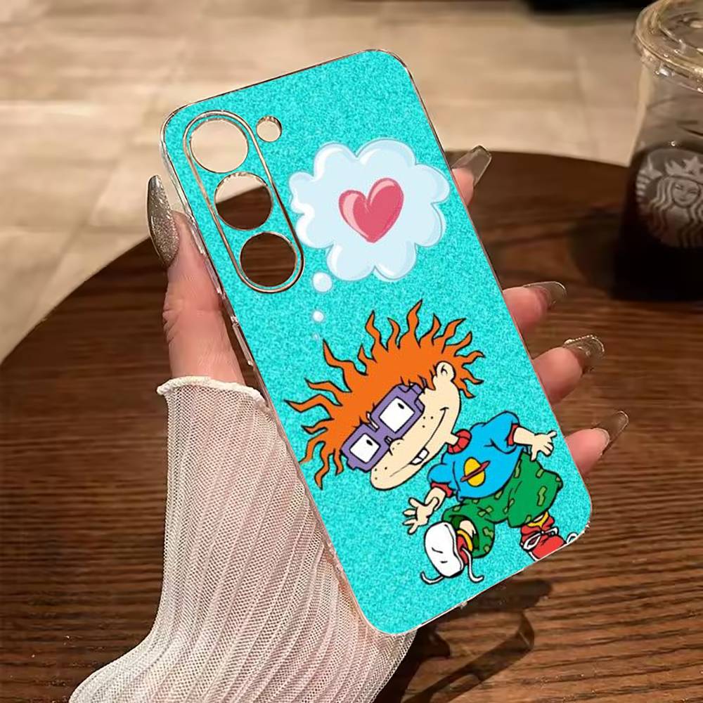 

Classic Cartoon Characters-R-Rugrats Clear Soft Silicone Phone Case for Samsung Galaxy A71, A70, A52, A51, A40, A30 Samsung a714g