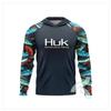Mens Quick-Dry UV Protection Hooded Fishing Long Sleeve Shirt Summer Breathable Outdoor Sportswear Angling