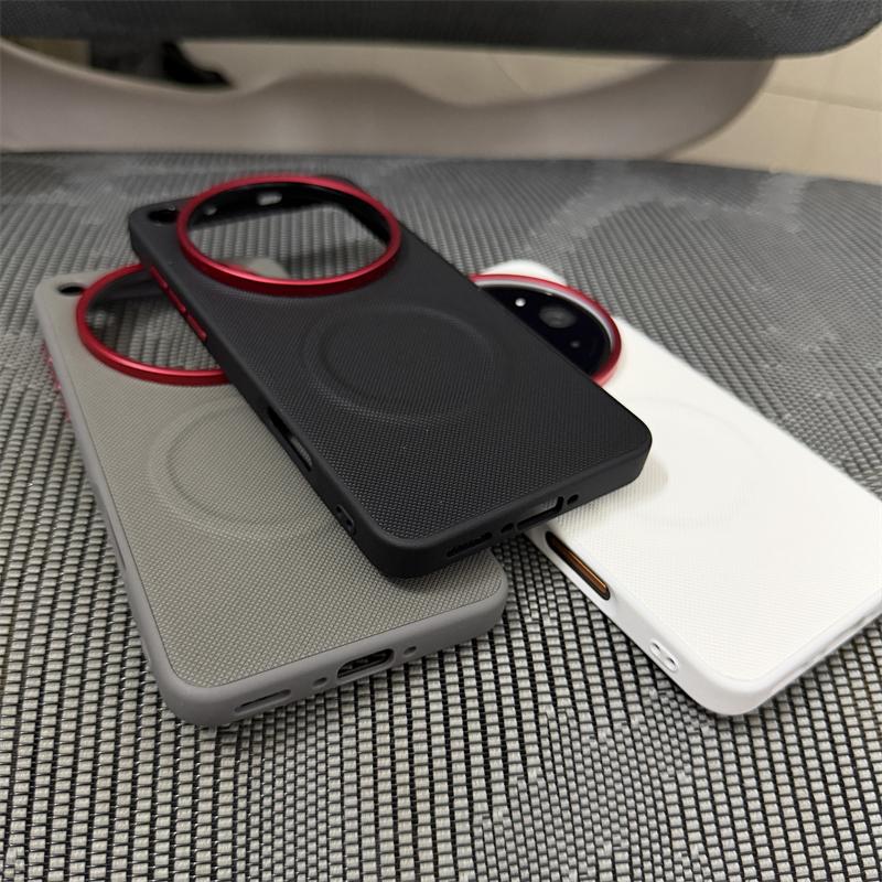 For OPPO Find X9 Ultra Case For MagSafe Magnetic Fine Grain Matte Leather Silicone Cover Metal Lens Frame Protective Shell