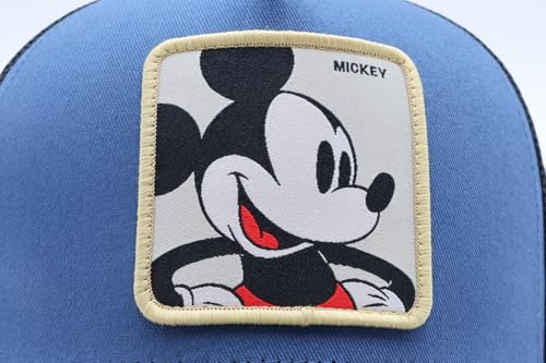 Disney Patch Mesh Cap DMK-MCP03 BLUE×BROWN