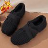 New 2025 Women's Fleece-Lined Beanies & Soft Sole Non-Slip Furry Shoes for Autumn-Winter Outdoor Wear