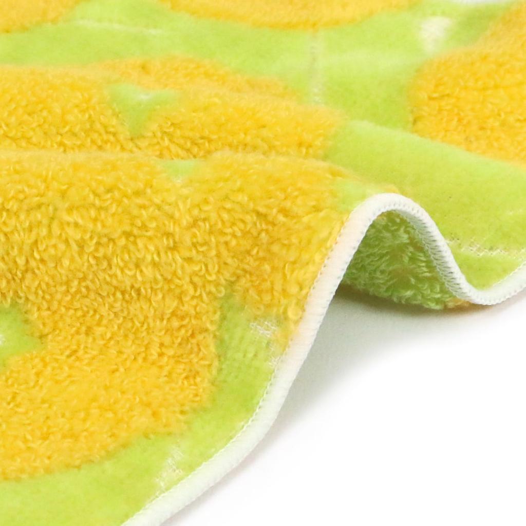 Imabari Towel Iyokan Fluffy Handkerchief Made In Highly Absorbent - Towel, Japan, (Yellow)