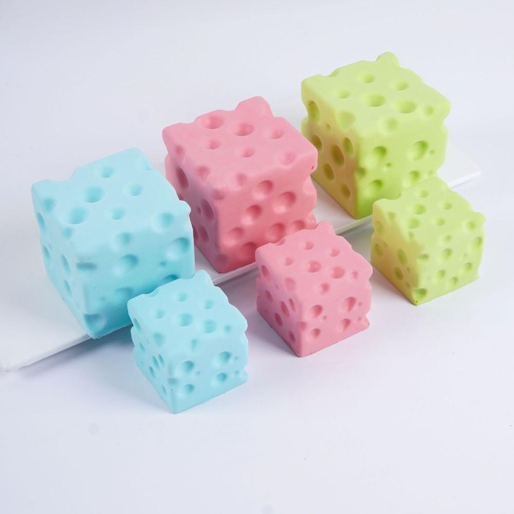 Safe Healthy Cheese Squeezable Toy Non-Toxic Simulated Bread Pinch Toy Kids Gift
