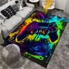 Colorful Game Controller Rug for Gamers Suitable for Use As an Anti-slip Game Mat for Living Room and Bedroom Sofas
