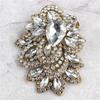 Rhinestone Brooch Pins for Women Shiny Boutique Decoration Badges Party Banquet Dress Gift