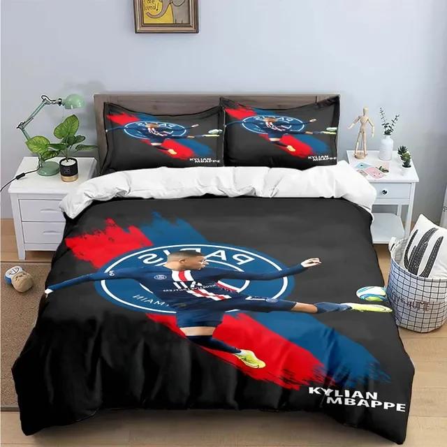 

Мода Футбол М-Мбаппе Цифровий Друк Постільна Білизна Набір Підковдра Ковдра Ліжко Молодь Діти Дівчинка Хлопчик Подарунок на День Народження AU Double(180x210cm)