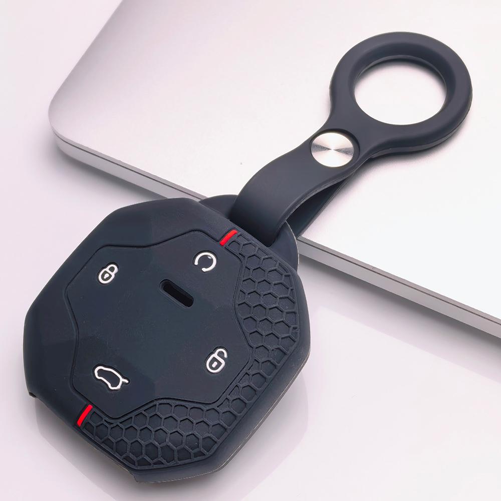 Portachiavi Copri Telecomando per Jetour Shanhai T2 L9 T3 Traveler Dashing Superficie Antigraffio Struttura Antiurto Texture Morbida al Tatto Design Facile da Installare
