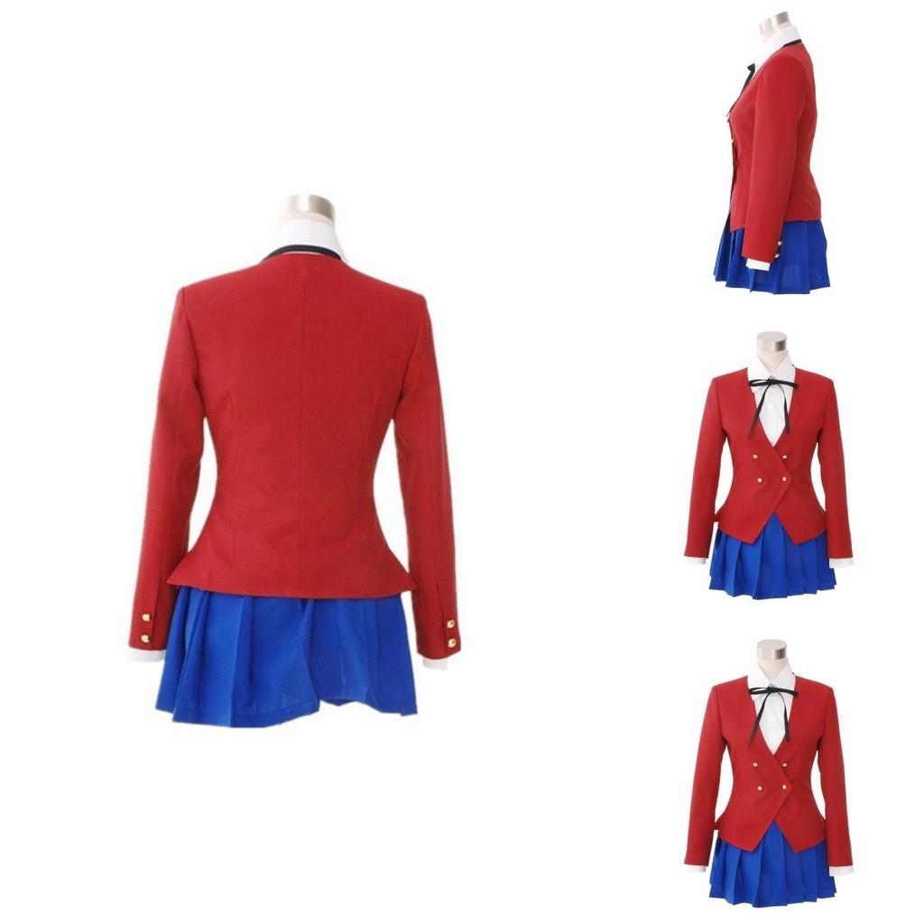 Beautifully Crafted Dragon Tiger Toradora Aisaka Taiga Cosplay Costume Perfectly Tailored For Large Sizes