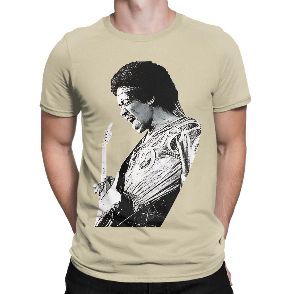 Jimi Hendrix Gitarre spielend Gitarrist Design Wesentlich Lustige Grafik 100% Baumwolle T-Shirt Jimi Rocker Hendrixs Oberteile T-Shirts Für Unisex