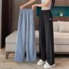 Ice Silk Tencel Wide-Leg & Straight-Leg Women's Pants