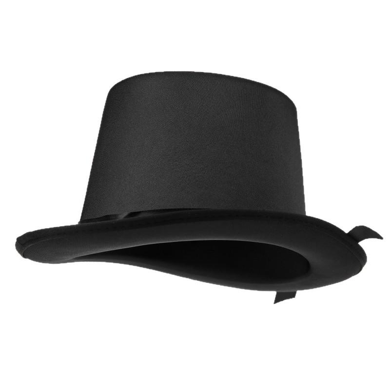 Vintage British Gentleman Hat Black Top Jazz Performance Magic Kids Stage Costume Fashion Tall