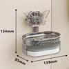 Powerful Suction Soap Dish for Bathroom and Kitchen Organization