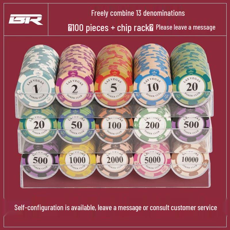 Set di Fiches per la Sala Mahjong e Giochi di Carte del Texas