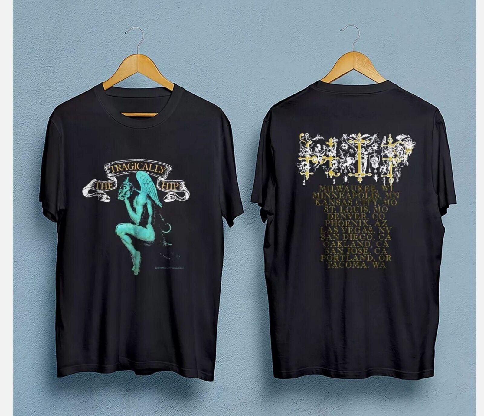 

26 1993 The TRAGICALLY Hip Tour T-Shirt Rock Tee Vintage Rock Canada Unisex T-Shirt M