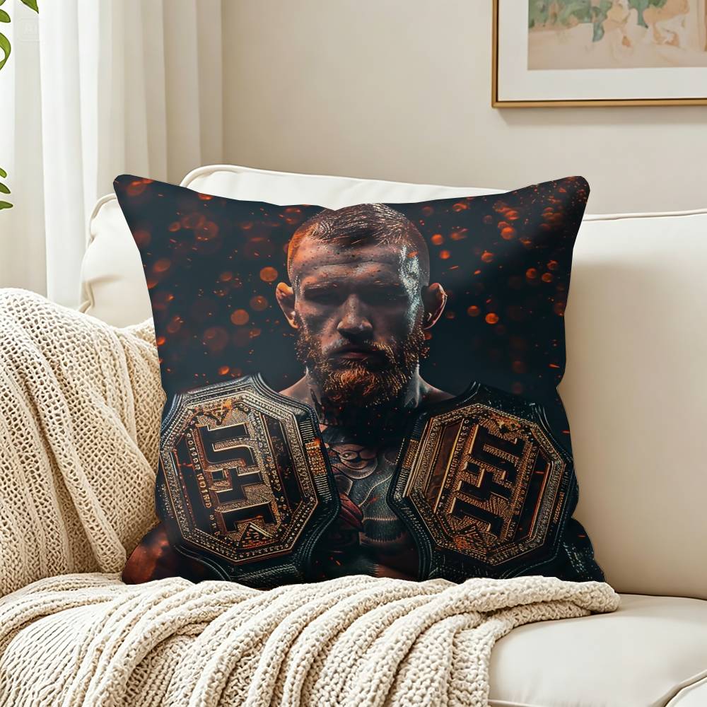 Cool CConor MMcGregor Customizable Square Cushion Cover Double Sided Print Pillow Case