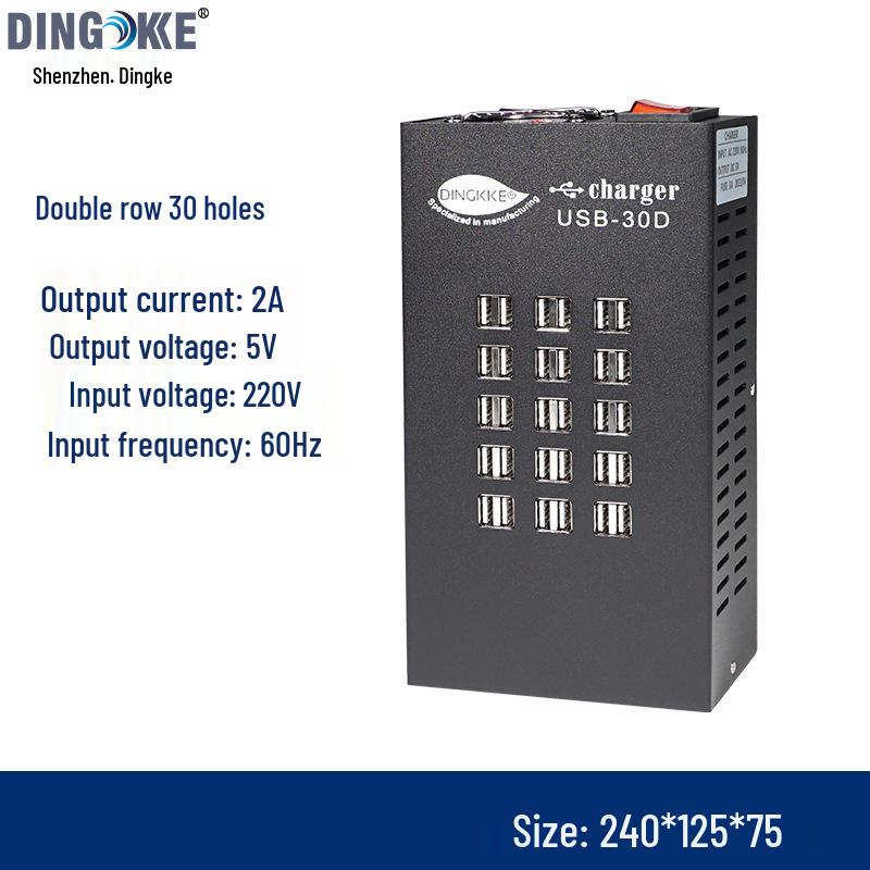 USB Multi-Port Charger: 10-100 Port Station with PD/QC3.0 Fast Charging - Charger King