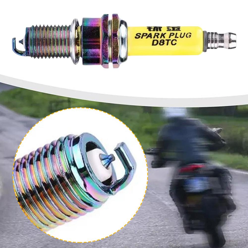 Motorcycle Spark Plug D8TC For Vertical Engine CG Series 125cc 150cc 200cc 250cc Off-road Vehicle Motorcycle 250CC Scoot L4F2
