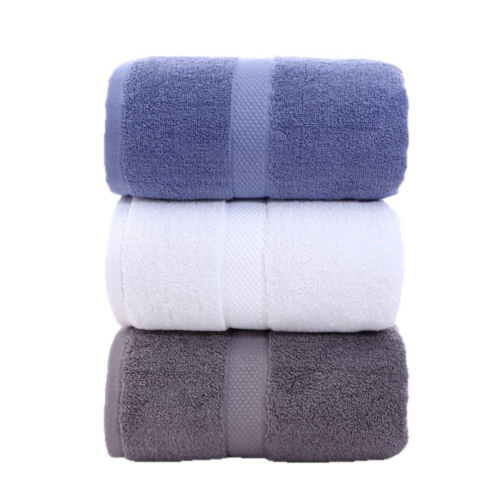 Absorbent Bath Towel Pure Cotton Adults Serviette Towel Hand Towel Beach Towel  Hotel