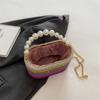 Luxuriöse Abendtaschen für Damen, schillernde Perlenkette, Umhängetasche, Dinnerparty-Clutch 2025, Luxus-Designer-Handtaschen