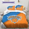 Set Copripiumino Trapuntato con Fantasia New York Knicks Decorazione per la Casa Regalo (1 * copripiumino + 2 * federe senza imbottitura).xwn