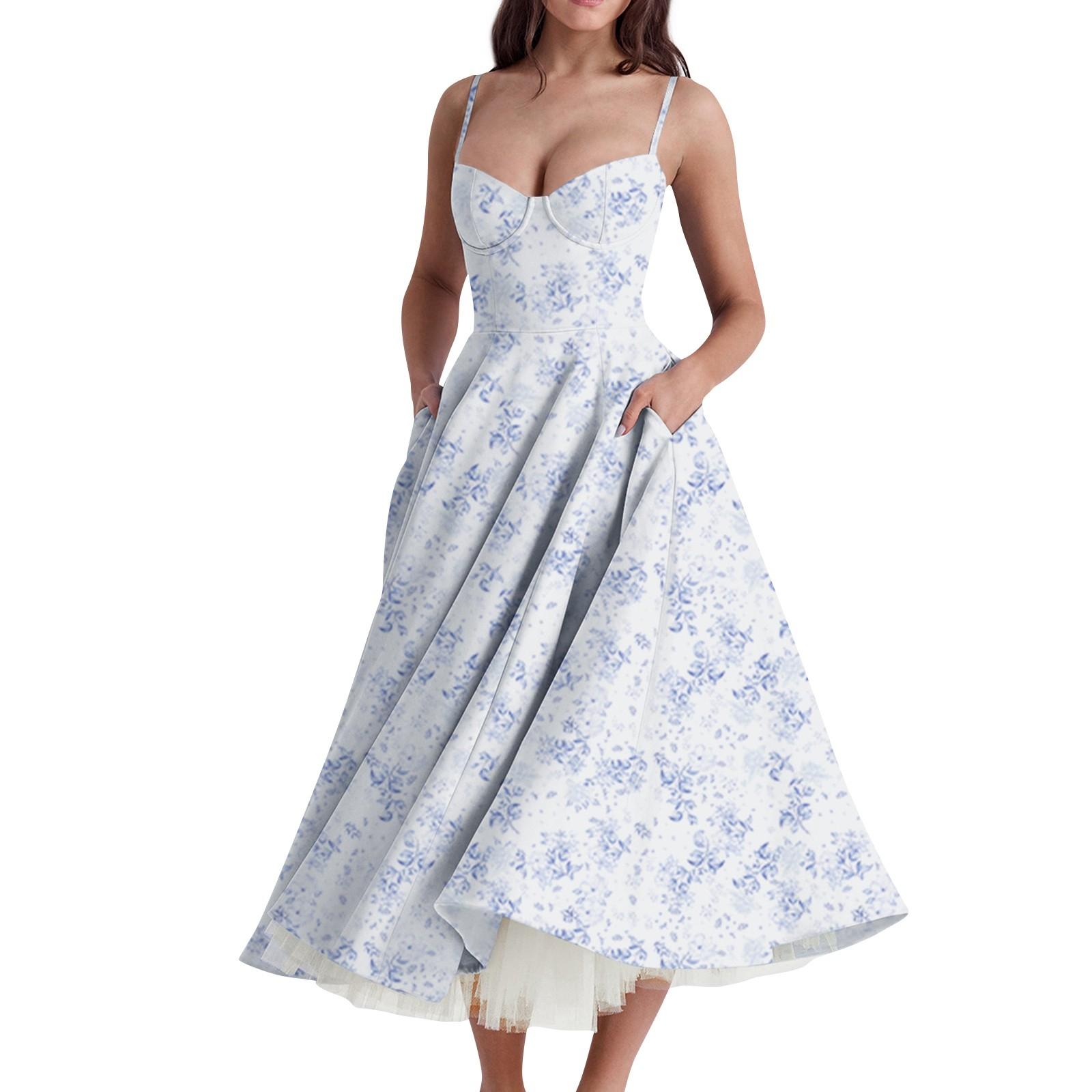 

Жіноча модна однотонна сукня принцеси з сіткою та двошаровою сукнею на підтяжках L