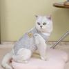Summer Thin Cool and Breathable Cat Clothes Blue Cat Puppet Cat Pet Cat Anti-hair Loss Comfortable Pet Vest