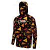 Cross-border HUK hooded fishing suit summer long-sleeved sunscreen T-shirt breathable face towel integrated fishing suit Luya