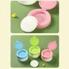 Baby Body Powder Container Case With Powder Puff Portable Safety Empty Newborns Body Powder Storage Box Cosmetic Puff Holder
