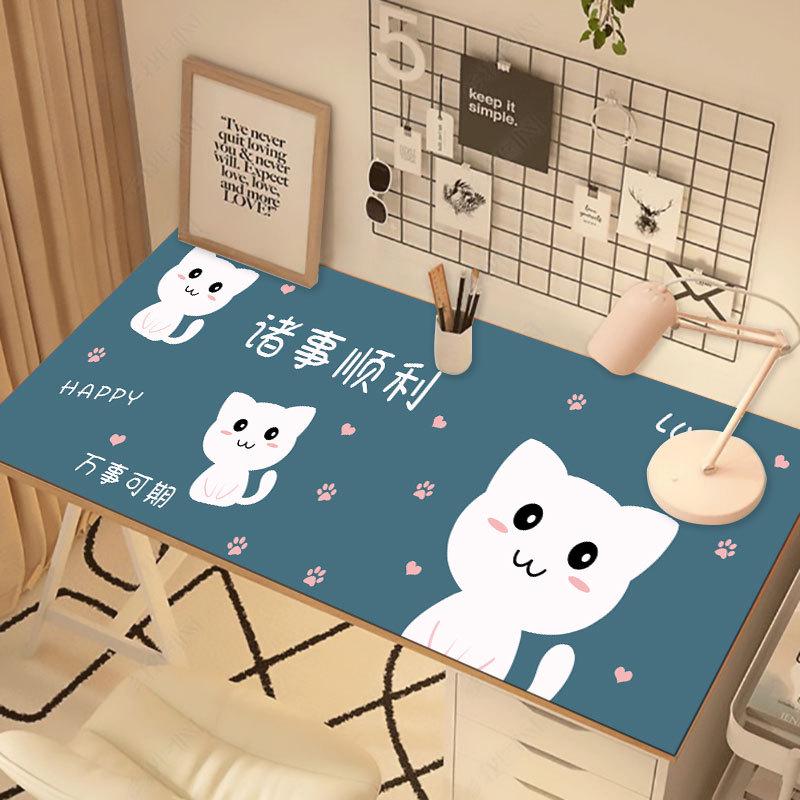 Wasserdichte und ölbeständige Schreibtischunterlage aus PVC – leicht zu reinigende, zuschneidbare Schreibunterlage für Wohnheim oder Büro.