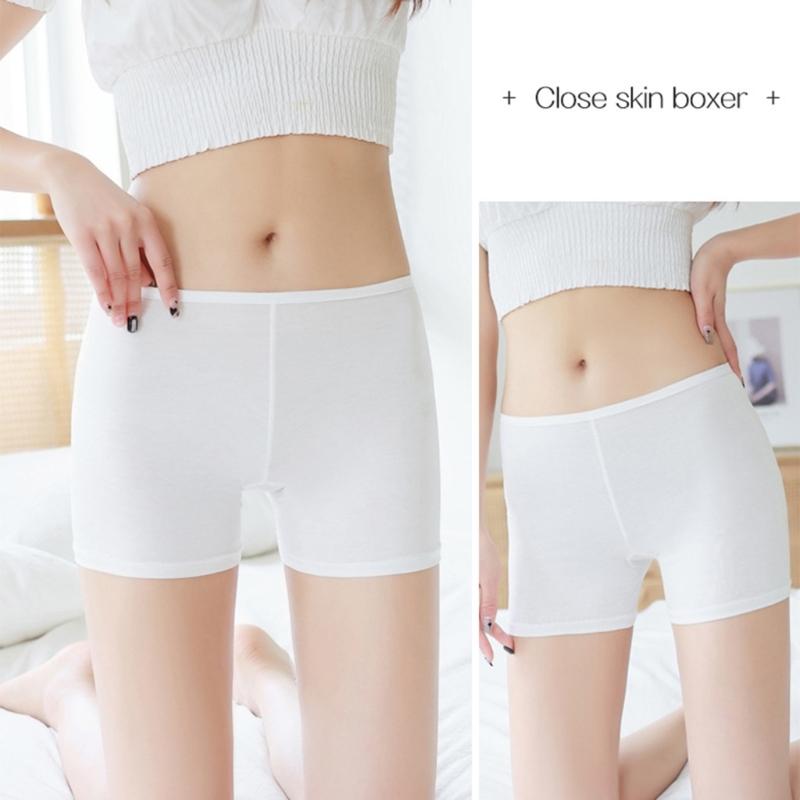 Under Dresses Safety Pants Ice Silk Shorts Underwear Yoga Shorts Stretch Safety Leggings Undershorts for Women Girls