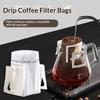 Einweg-Kaffee-Filterbeutel zum Aufhängen am Ohr Tragbar Praktisch Tropffilter 10/25/50 Stück Ideales Geschenk für Kaffeeliebhaber Reisen