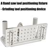 Belt Grinder Cutter Jig Long Sharpening Locator Double Press Plate Cutter Making Angled Grinding Guide for Belt Sander Machine