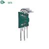 SATA 9-teiliges verlängertes Kugelkopf-Sechskantschlüssel-Set