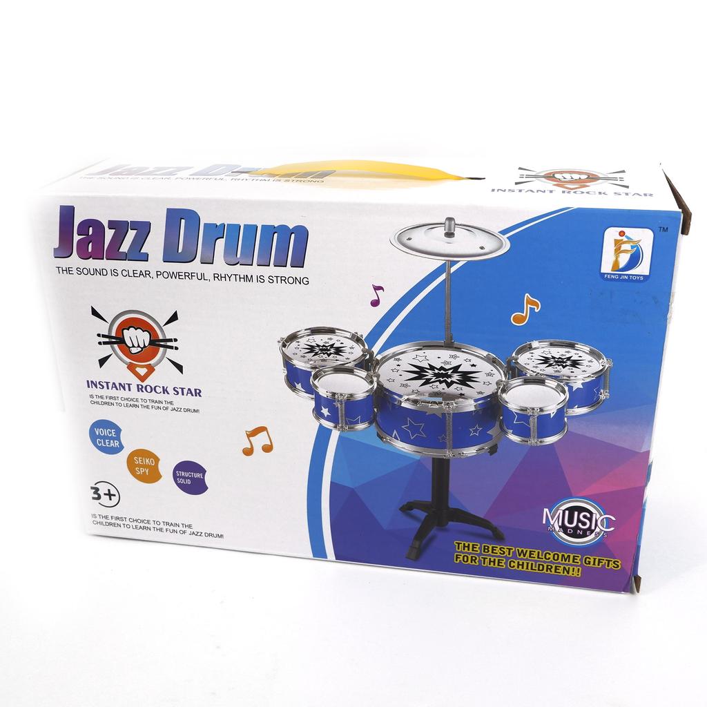 Mini Jazz Drum Rock Kids Education Percussion Musical Instrument Fun Toy Gift