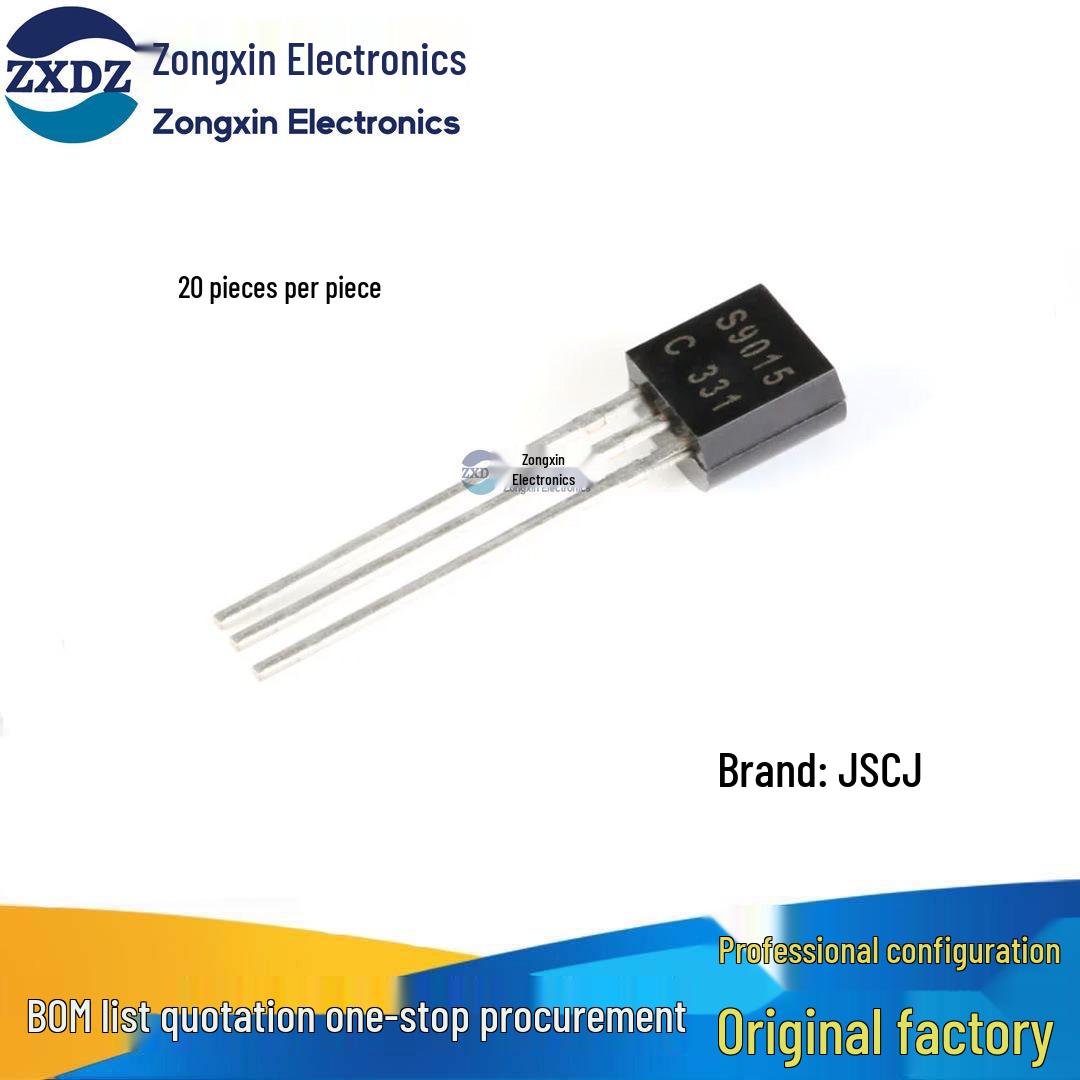 

S9015 TO-92 PNP Transistor -45V/100mA Through-Hole (20 pcs)