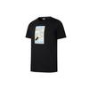 Graphic Funny Printing Sports Round Neck Short Sleeve Black Men's 534152-01