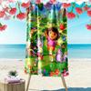 Explorer Dora Print Beach Towel, Large Soft Quick Dry Towel for Beach Camping Swimming