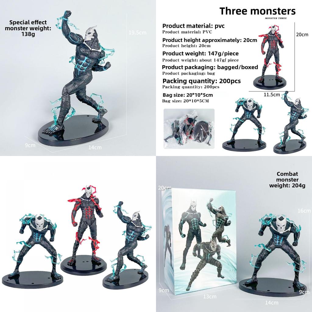 Monster No8 Pvc Action Figure With Special Effects For Anime Collectors