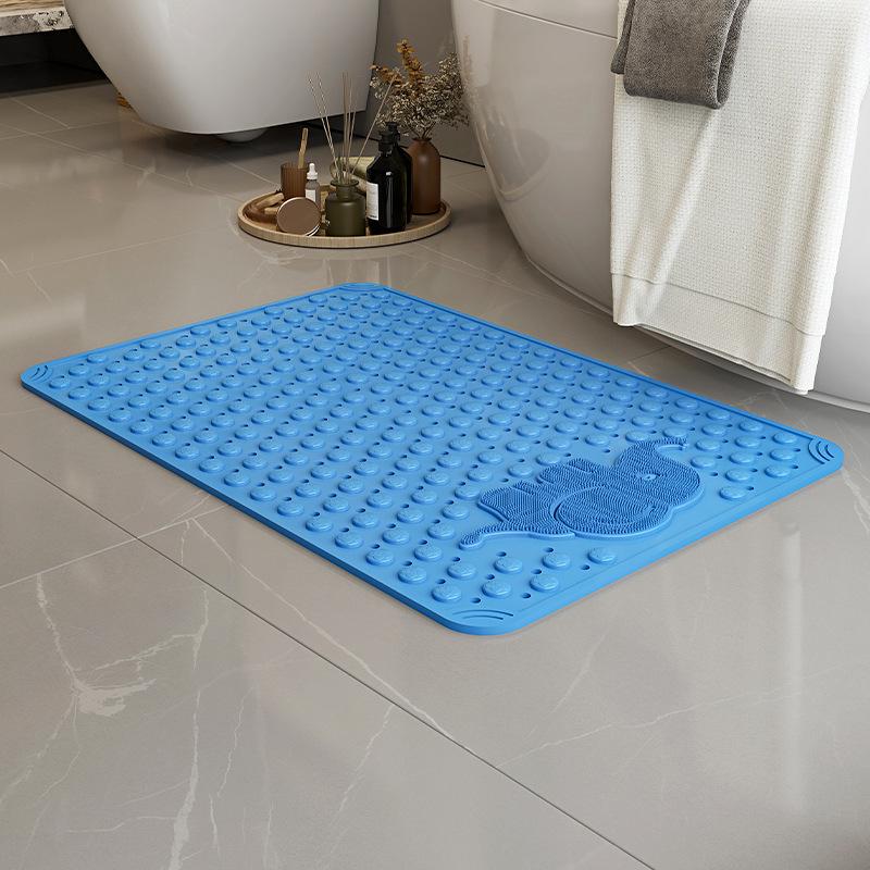 Bathroom Slip-resistant Mat Shower House Kids Fall Proof Mat Bathroom Bath Mat Environmentally Friendly PVC Massage Mat