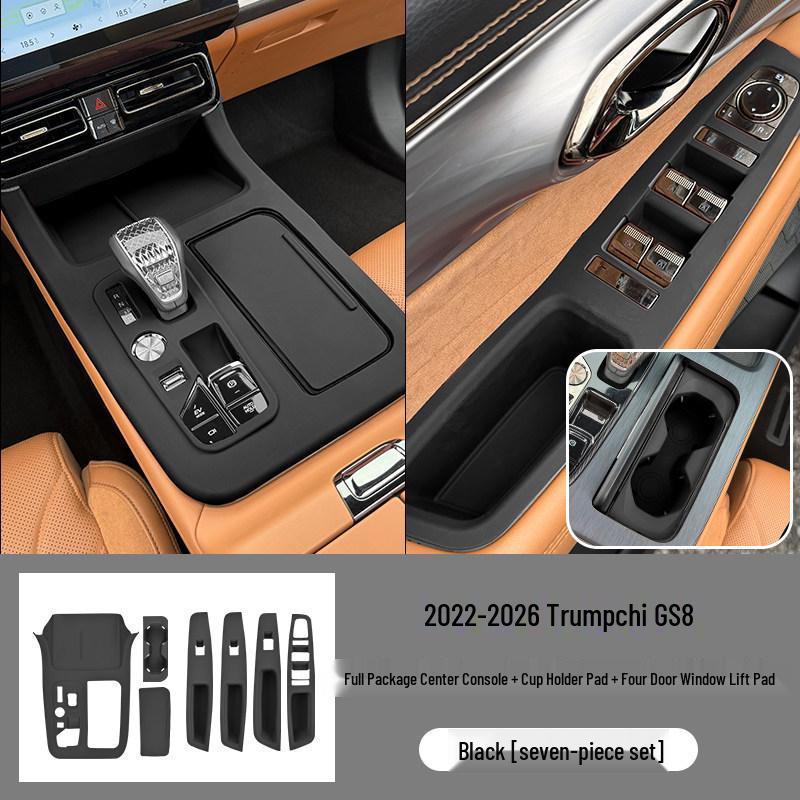 Trumpchi GS8 Center Console Silicone Pad & Door Handle Modification Accessories