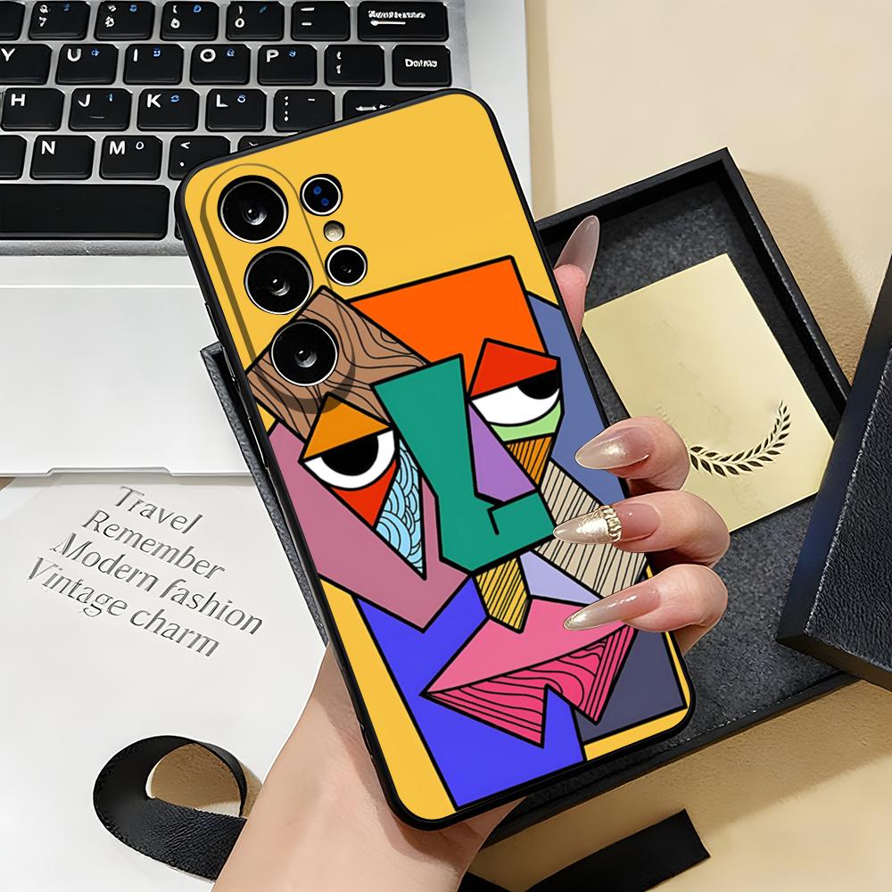 

Artist Pablo-Picasso Phone Case For Samsung S26 S25 S24 FE S23 S22 S21 Plus S20 Ultra Note20Ultra Black Soft Shell Galaxy S22 5G