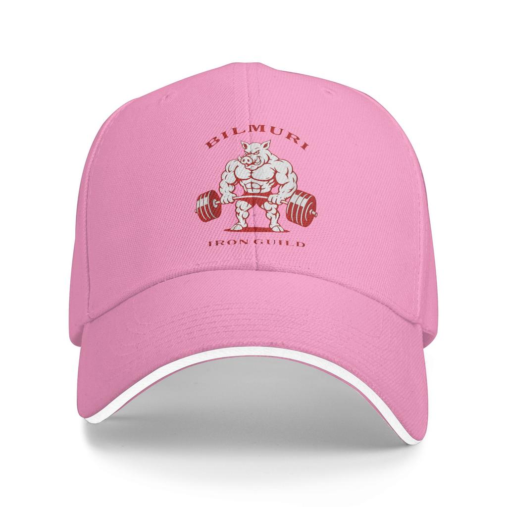 Pig bilmurI Iron Guild Gym Baseball Cap Design Print Trucker Hat Summer Couple Women Hunting Camping Baseball Caps