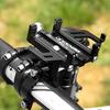Bicycle Phone Holder Screw Mounted Adjustable Knob Anti-slip Shockproof Aluminum Alloy Phones Fixing Universal Handlebar Motorbike Cell Phone