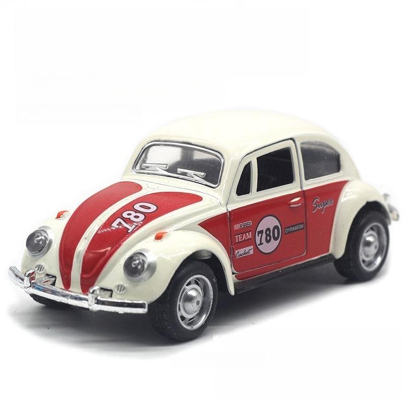 1:32 Beetle Alloy Car Diecasts Metal Classic Toy Model with Pull Back Function Vehicles for Child Gifts