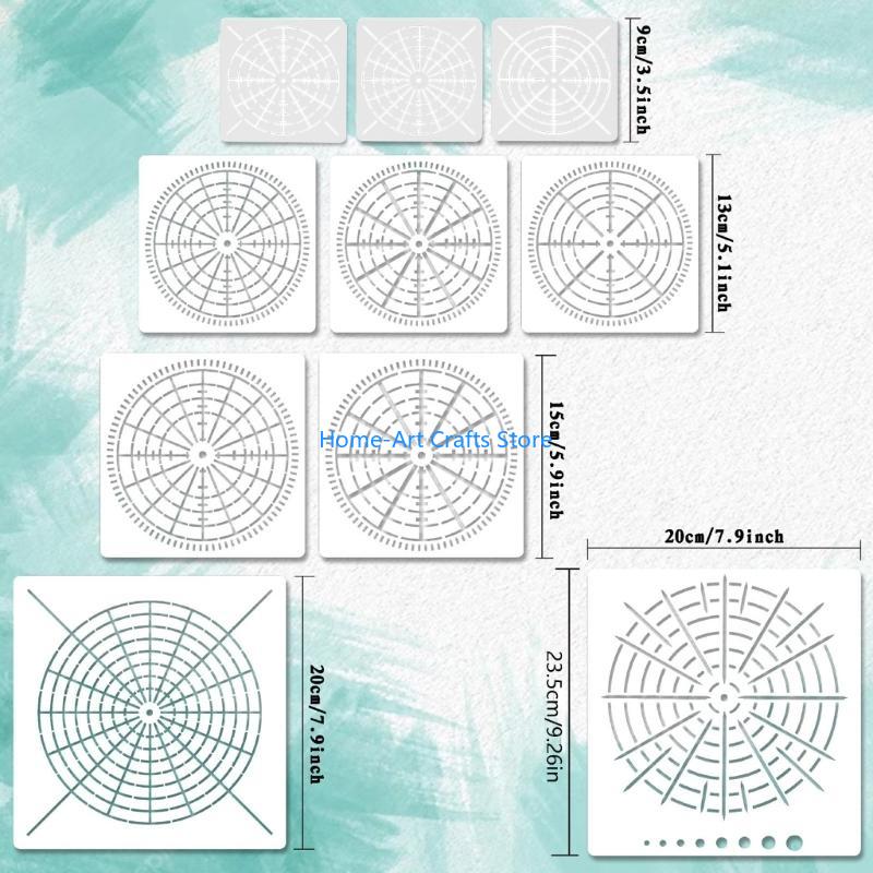 Y3NA Geometric Dot Painting Tool for Painting on Fabric Canvas Glass Rock